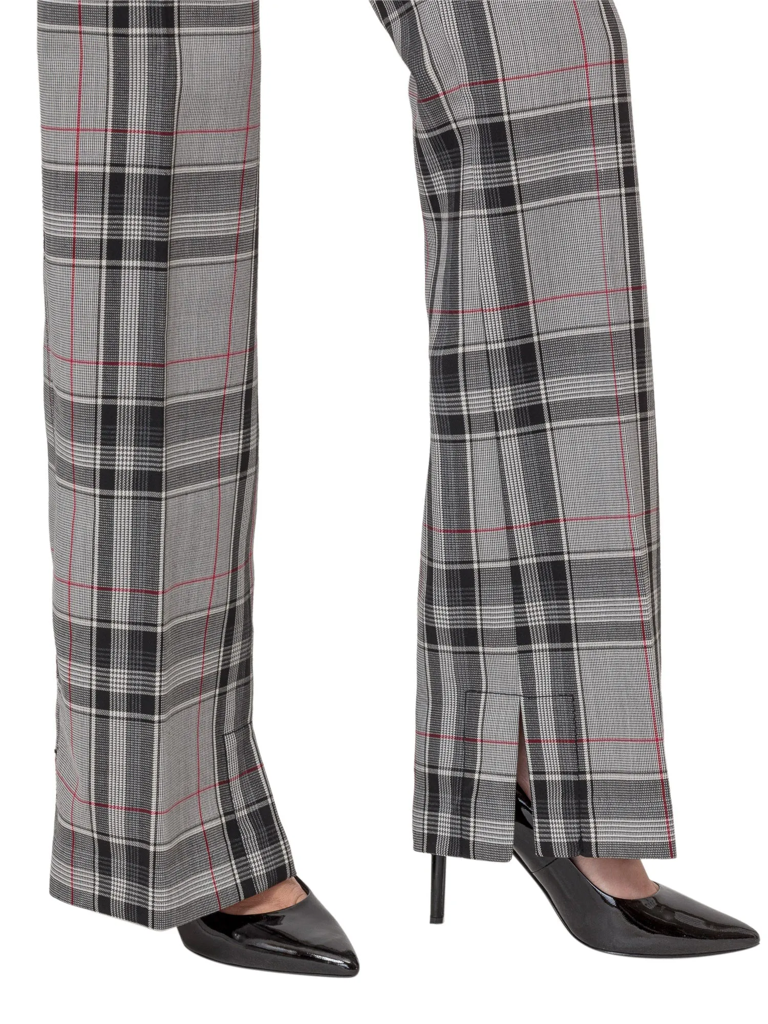 3.1 Phillip Lim Checked Straight-Leg Pants