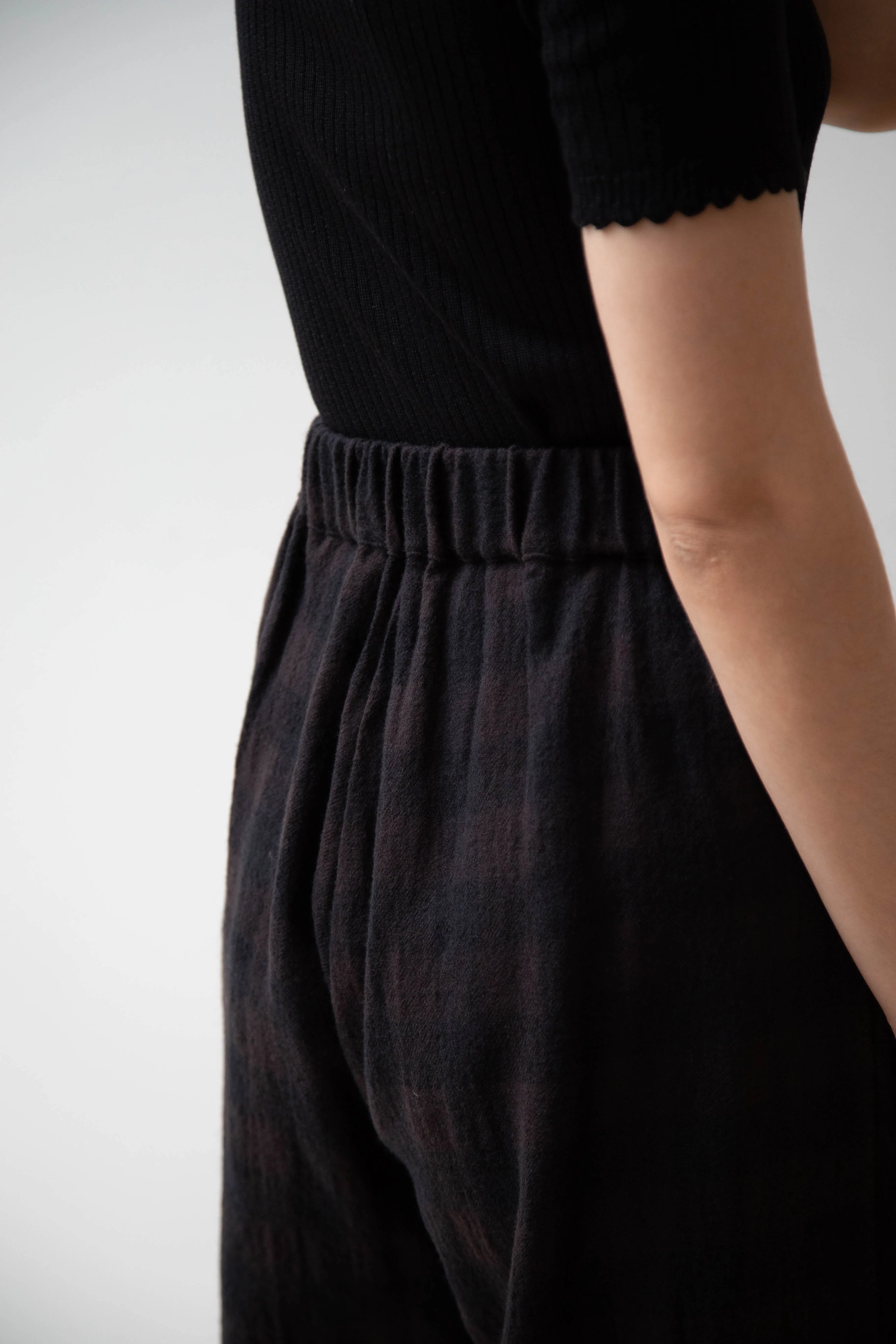 Apuntob | Long Trousers in Checked Wool