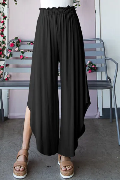 Beachy High Waist Wide Leg Pants