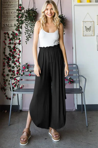 Beachy High Waist Wide Leg Pants