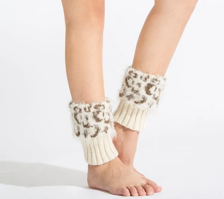 Boot cuff thick short-sleeved thick thick bamboo knit wool yarn socks - 3