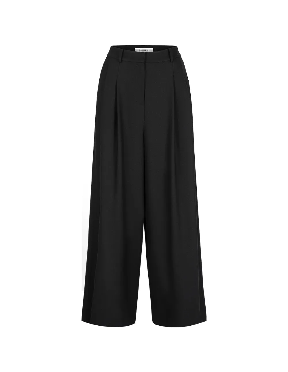 BORA AKSU Wool-Blend Loose Wide-Leg Pants