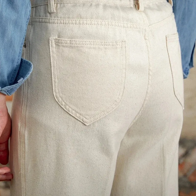 British pure cotton old money pants