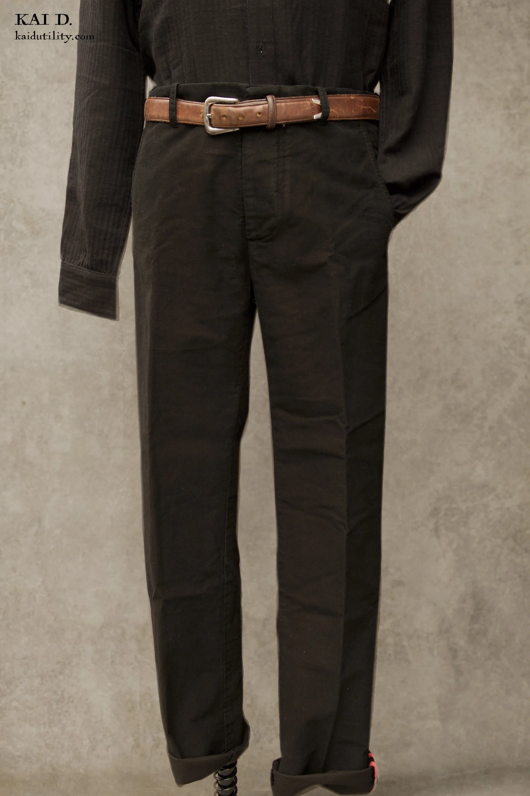 Butter Soft Moleskin Borough Pants - Black - 30, 32, 34, 36, 38