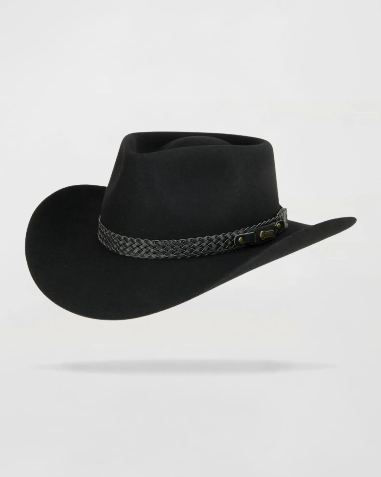 Cattleman’s Crown Felt Cowboy Hat in Black