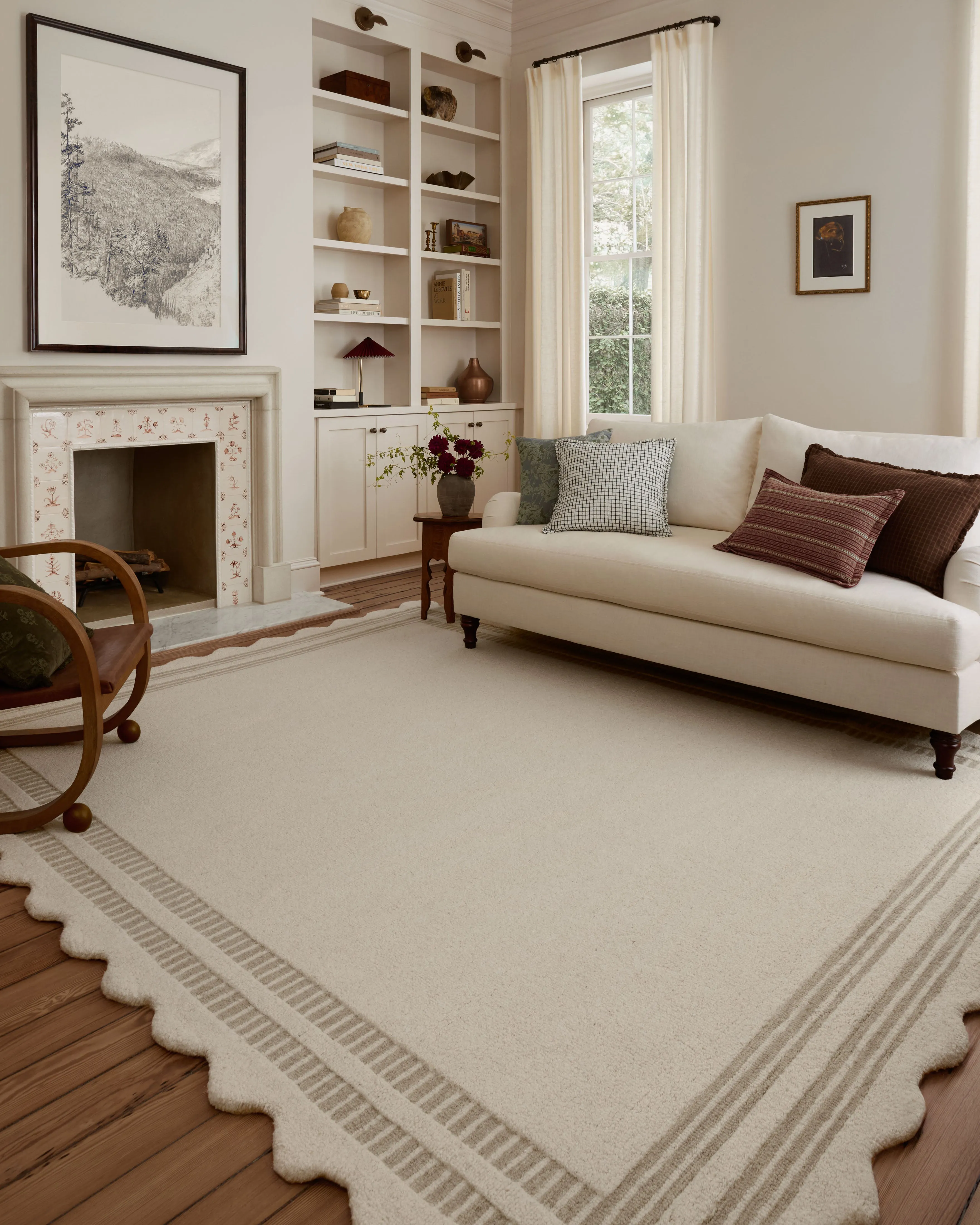 Chris Loves Julia x Loloi Scottie Ivory / Grey