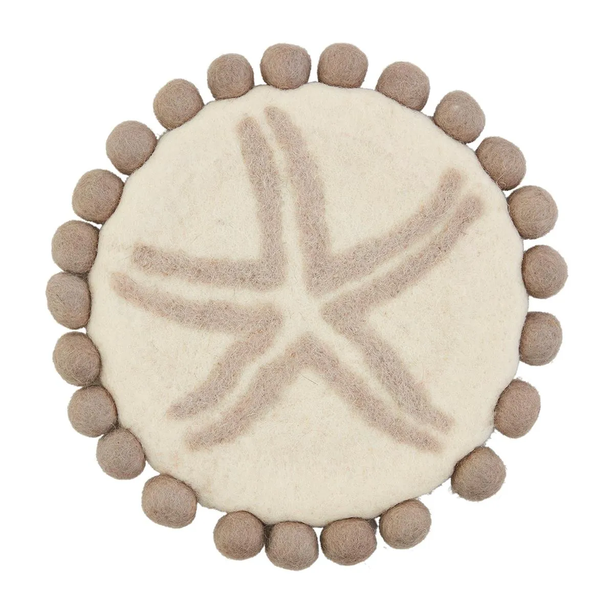 Coastal Pom Trivet - 2 Styles BY MUD PIE