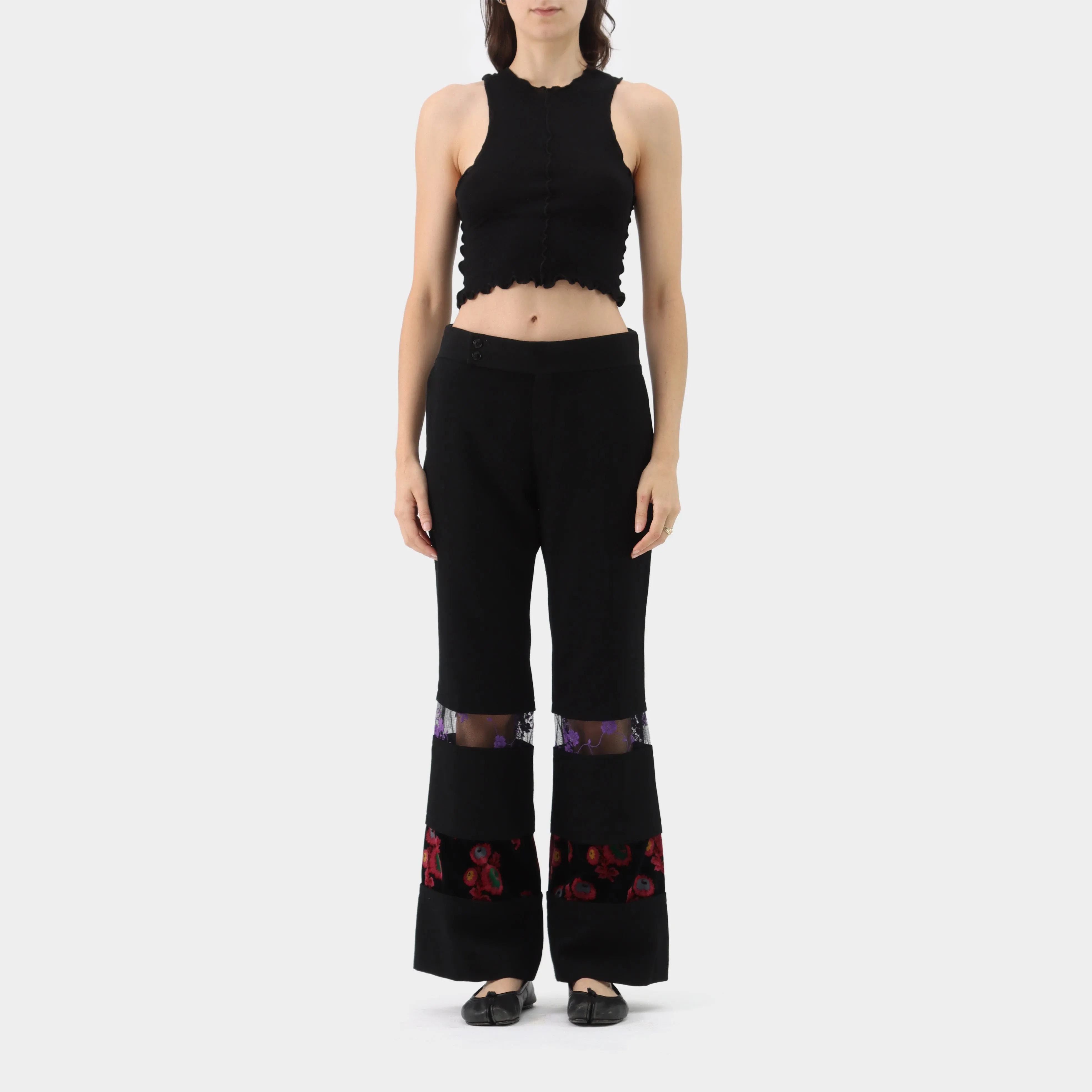 Comme des Garçons Panelled Wool Insert Pants