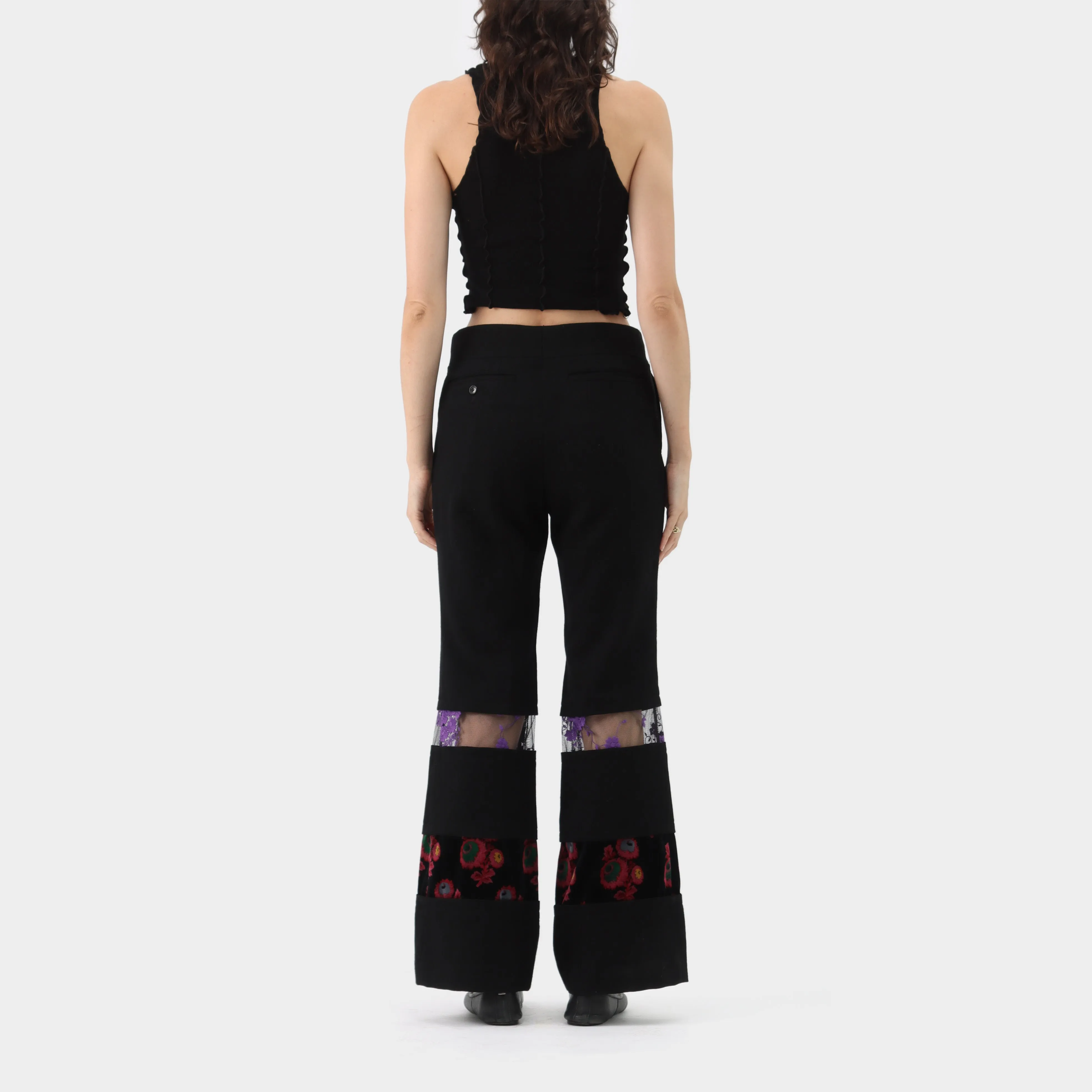 Comme des Garçons Panelled Wool Insert Pants