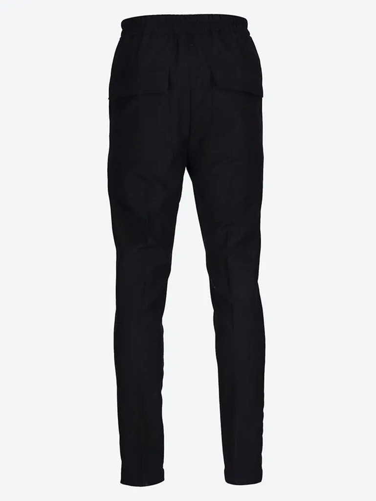 Drawstring slim long pants