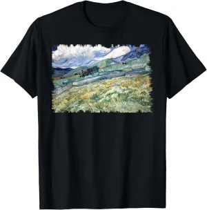 Famous Fine Art: Mountain Landscape by Vincent van Gogh T-Shirt