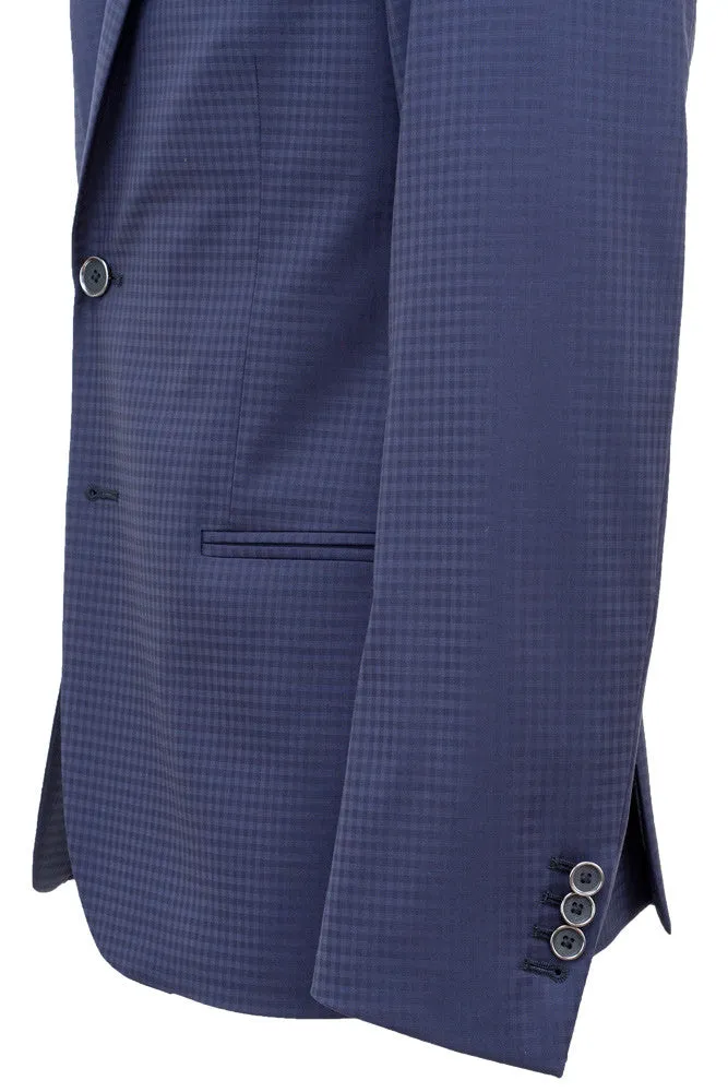 Faux-Uni Blue Stretch Wool Suit