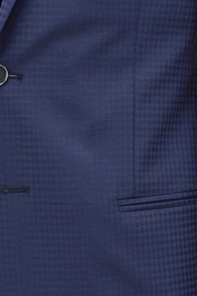 Faux-Uni Blue Stretch Wool Suit
