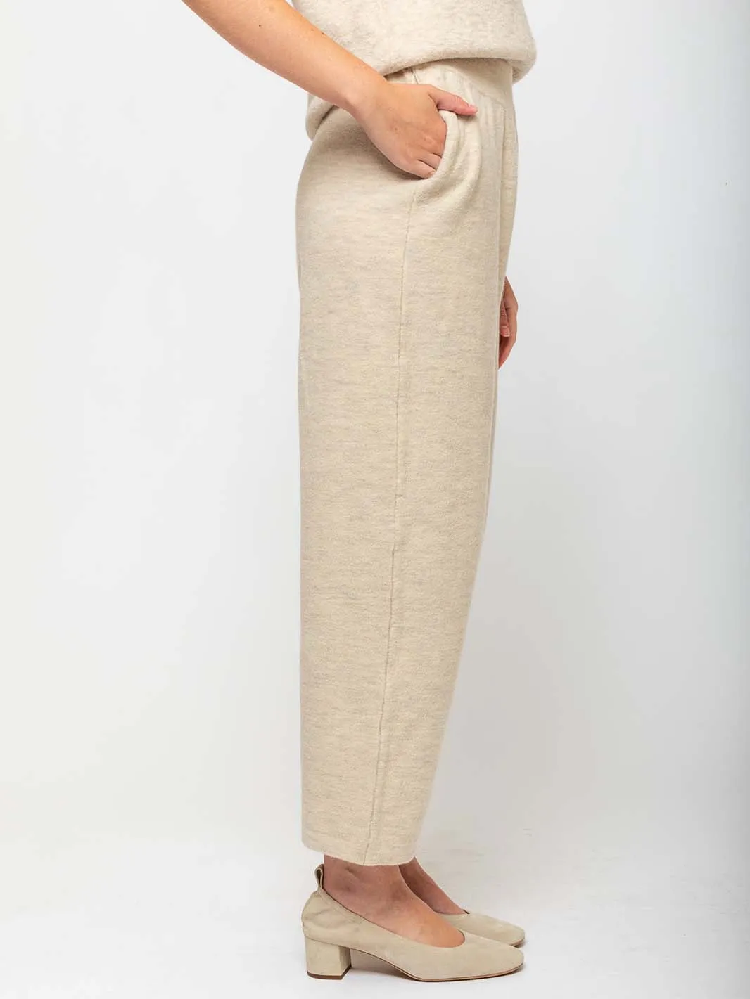 Fleece Trouser - Ecru