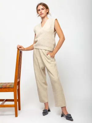 Fleece Trouser - Ecru