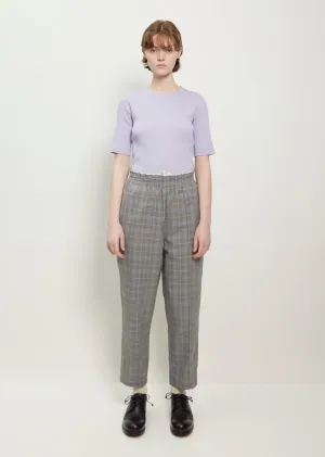 Grandma Pant — Grey Check