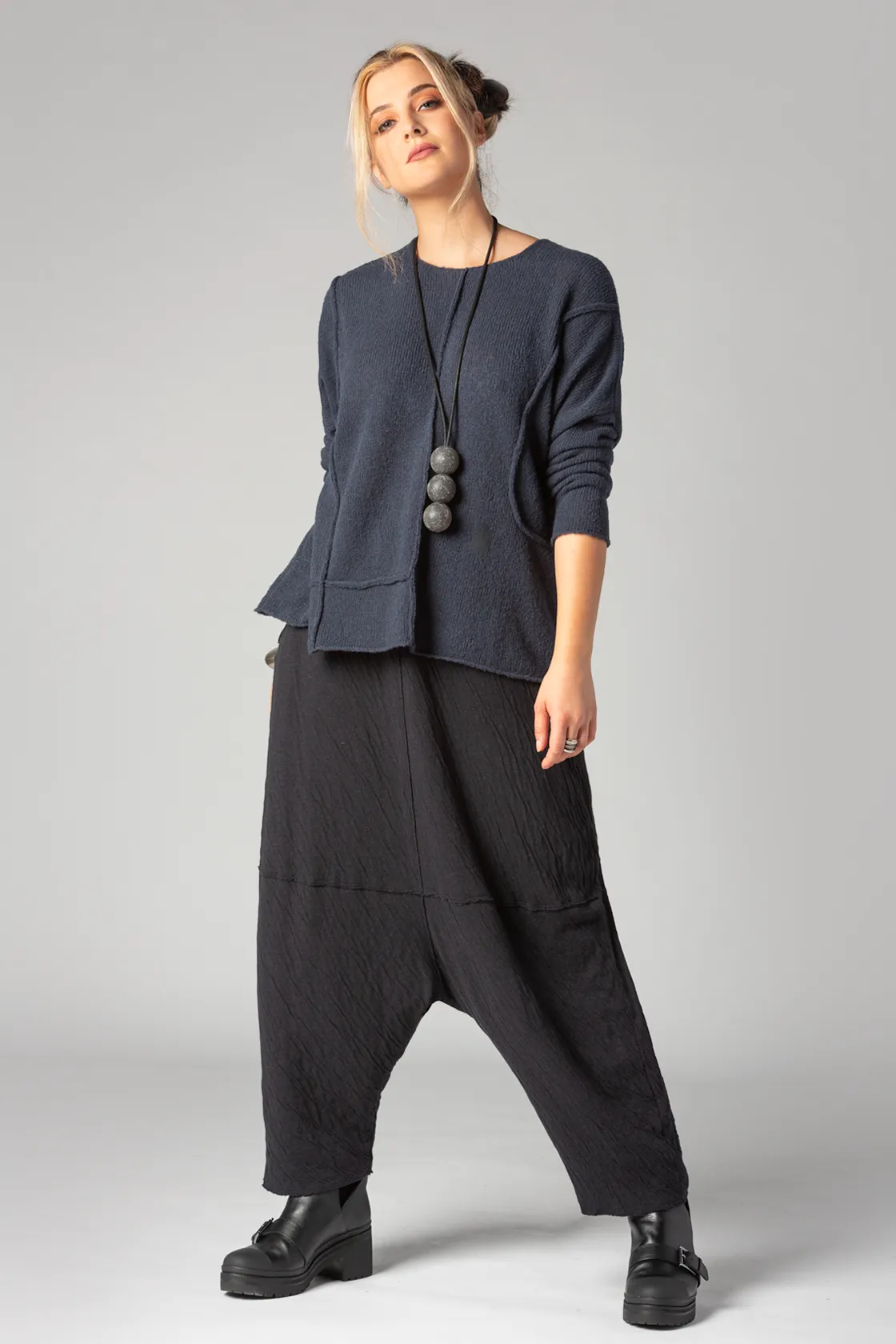 GRIZAS Drop Seat Pant in Carbon