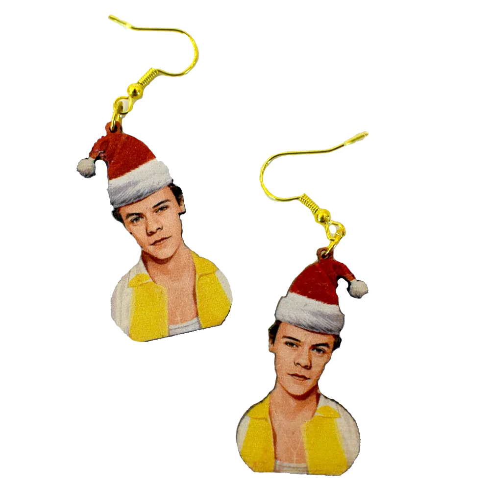 Harry Styles Christmas Earrings