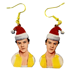 Harry Styles Christmas Earrings