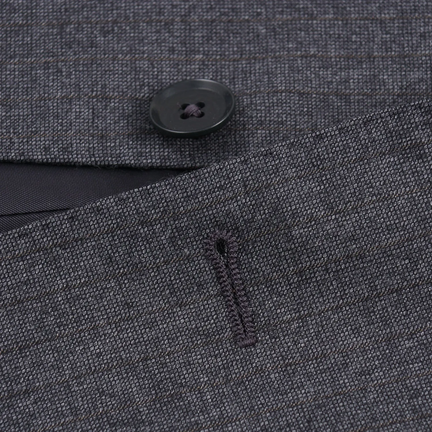 Isaia Classic-Fit Gray Stripe Wool Suit