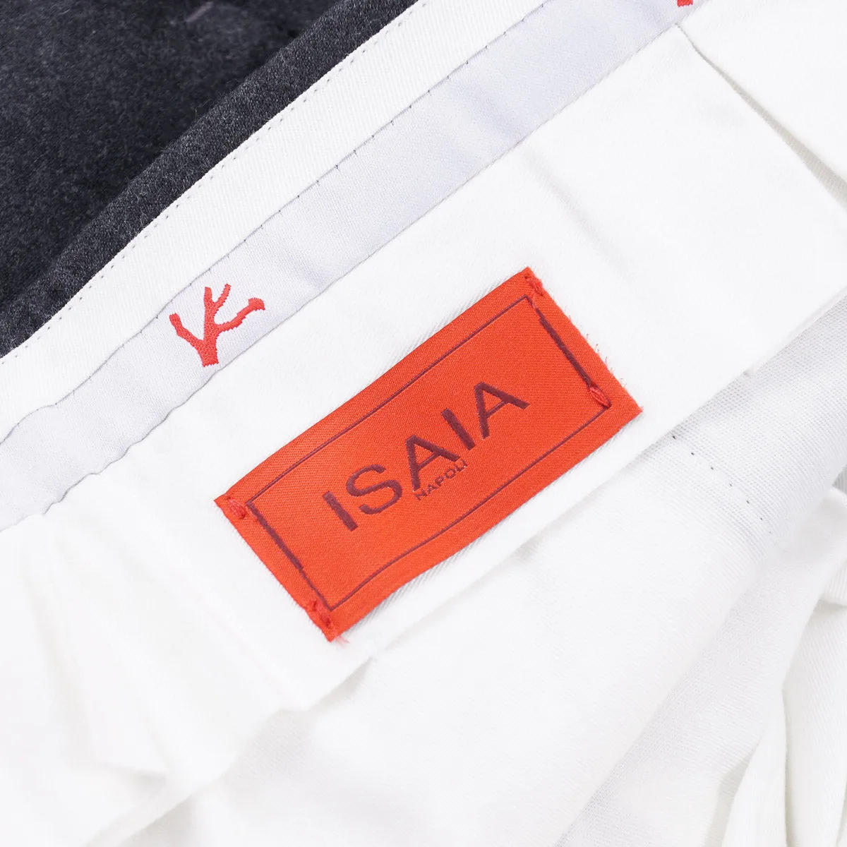 Isaia Slim-Fit Flannel Wool Pants