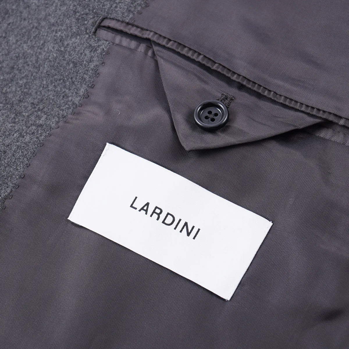 Lardini Flannel Cashmere-Wool Suit