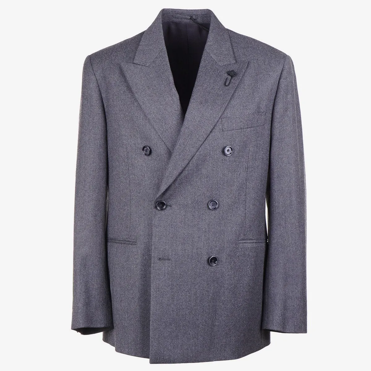 Lardini Flannel Cashmere-Wool Suit
