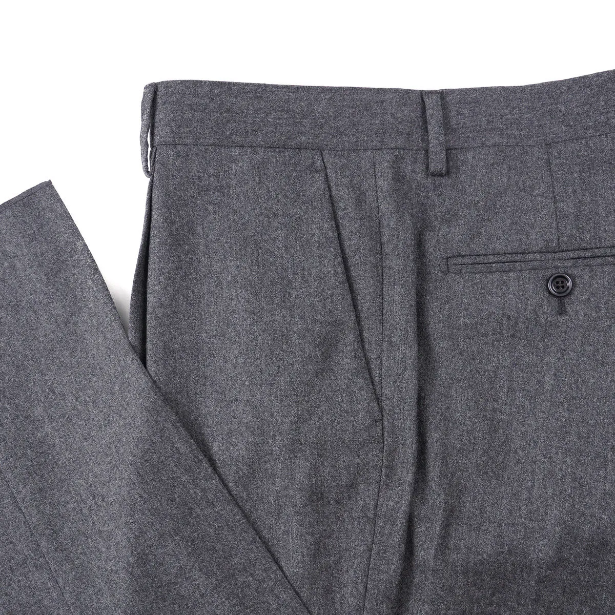 Lardini Flannel Cashmere-Wool Suit