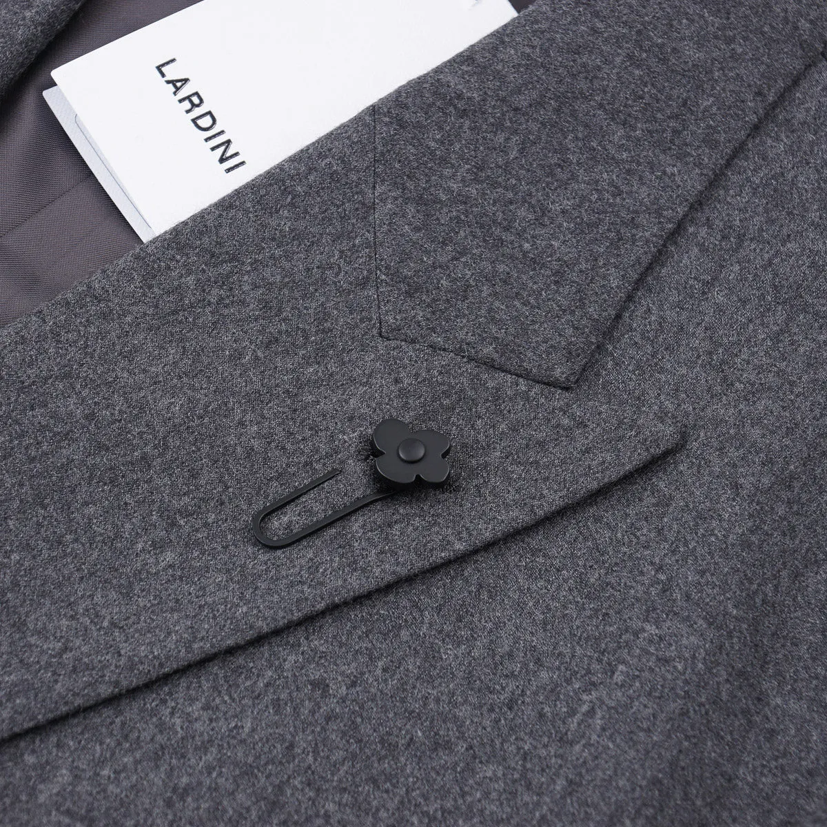 Lardini Flannel Cashmere-Wool Suit