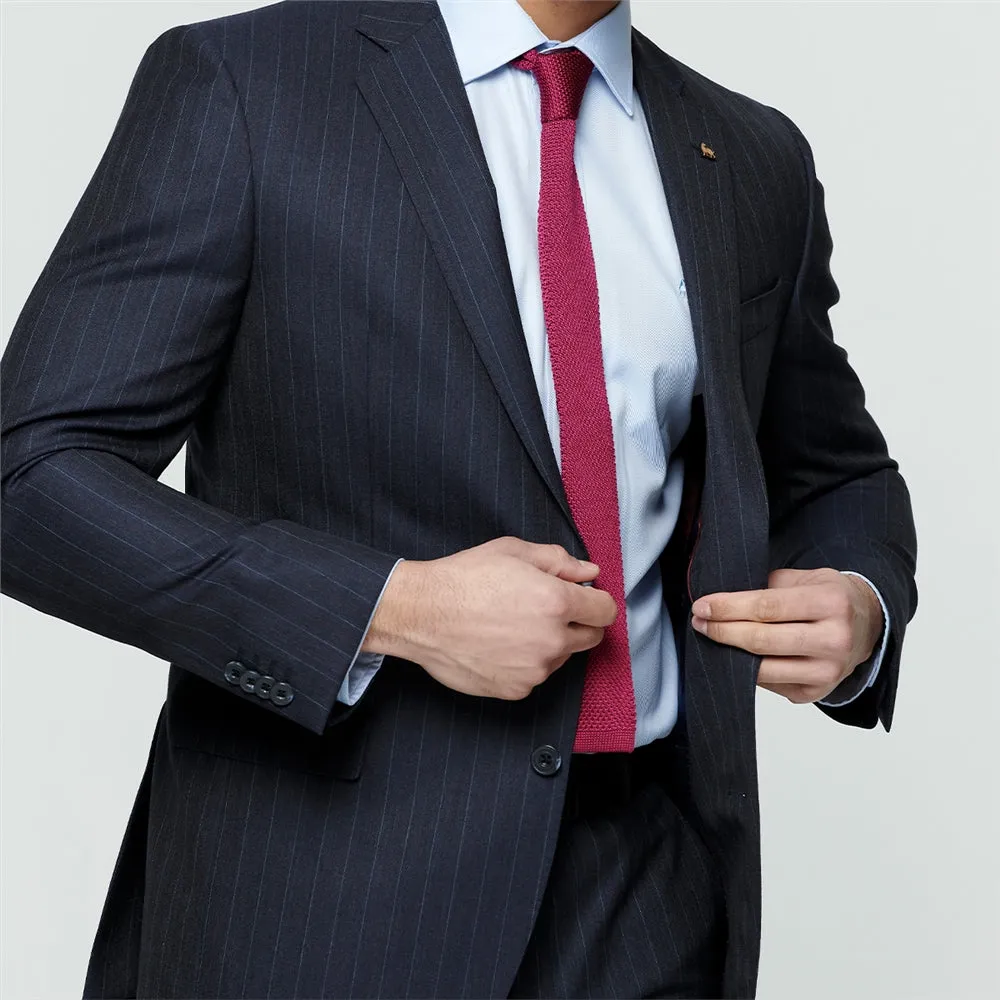 Magee - Liffey 2pc Stripe Suit, Navy