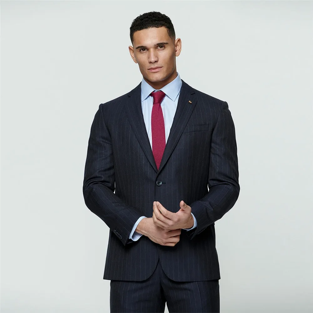 Magee - Liffey 2pc Stripe Suit, Navy