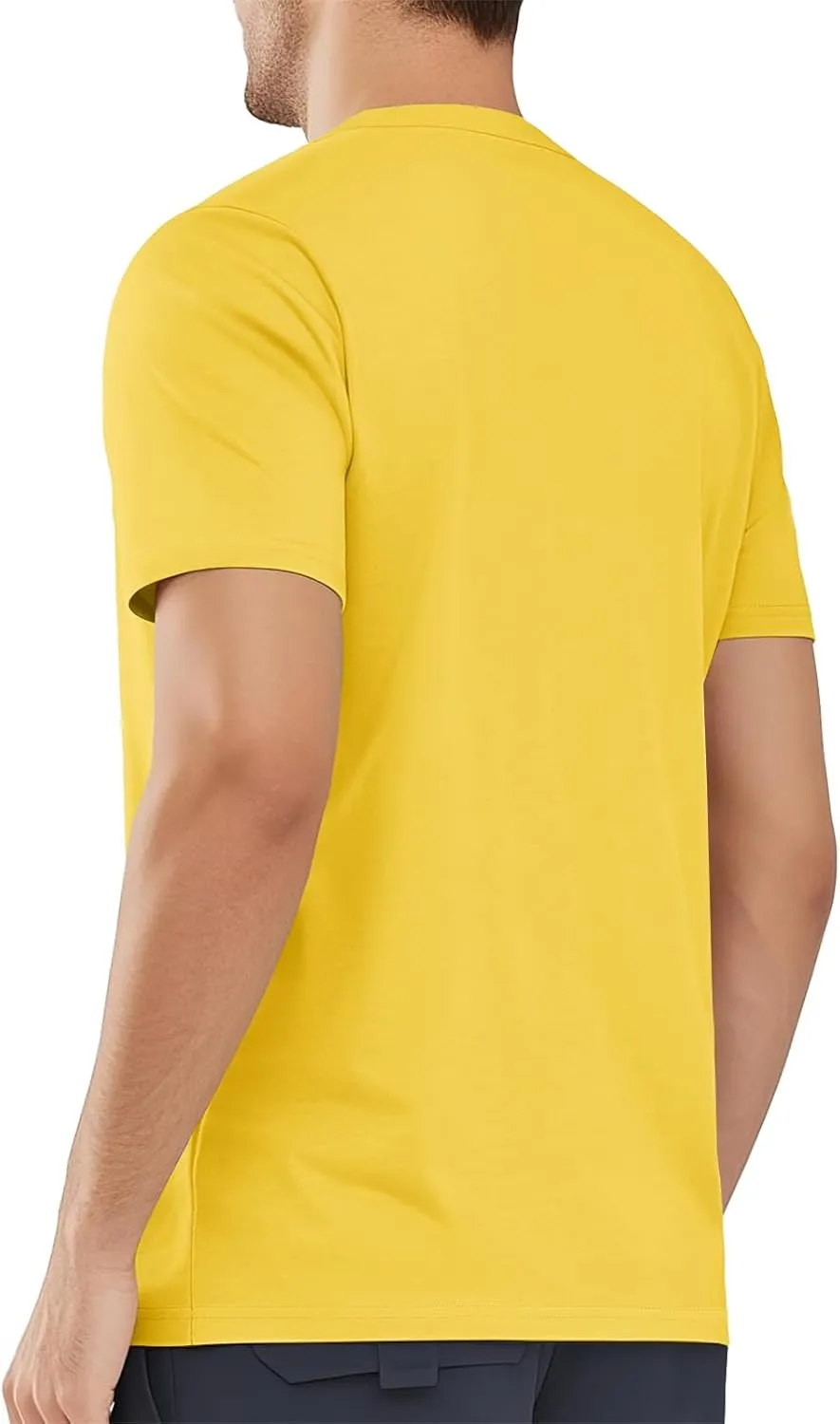 MAGNIVIT Men's Shirts Short Sleeve Cotton T-Shirt Crew Neck Light Tees Classic Basic Casual Tops Plain Soft Shirt