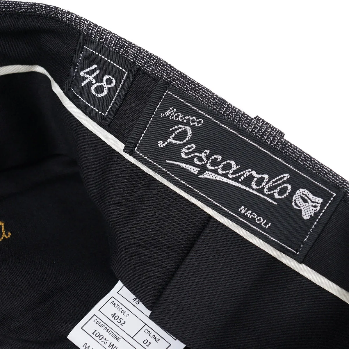 Marco Pescarolo Slim-Fit Wool Pants