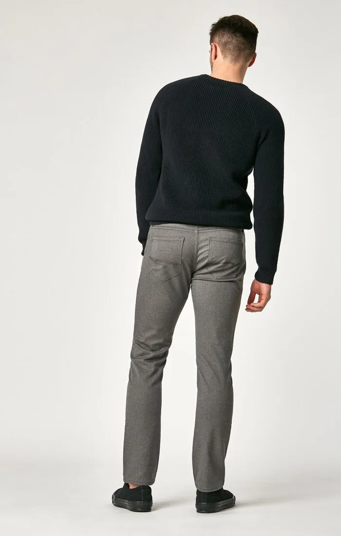 MARCUS SLIM STRAIGHT LEG IN GREY FEATHER TWEED