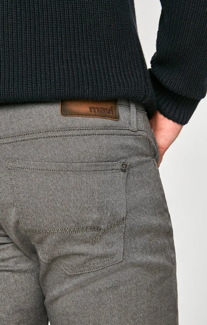 MARCUS SLIM STRAIGHT LEG IN GREY FEATHER TWEED