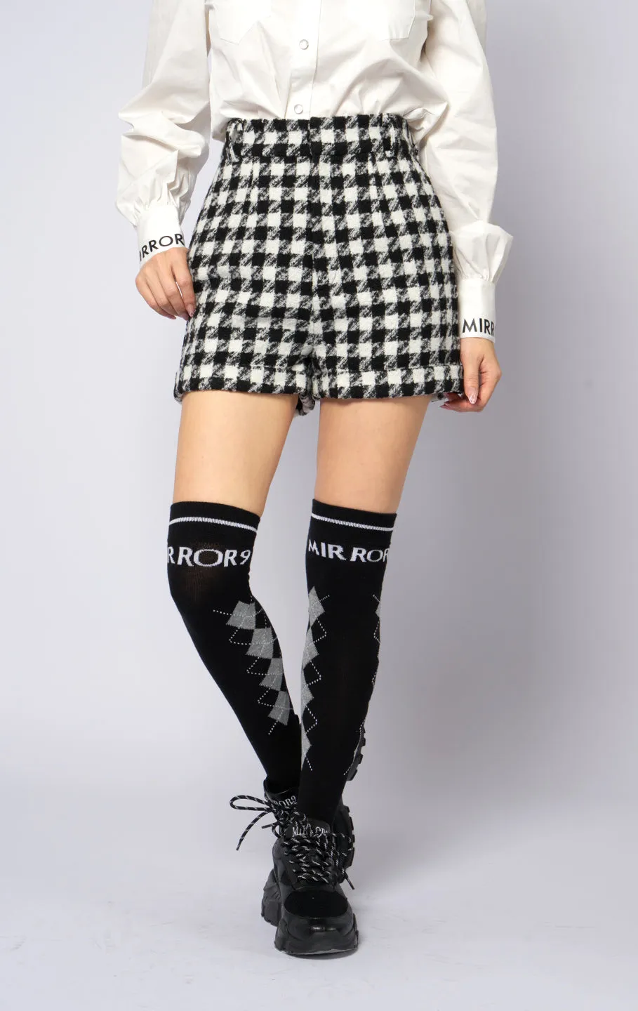 Merry tweed short pants/2color