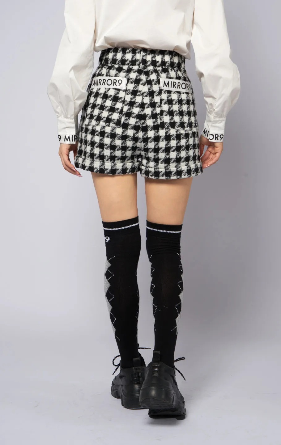 Merry tweed short pants/2color