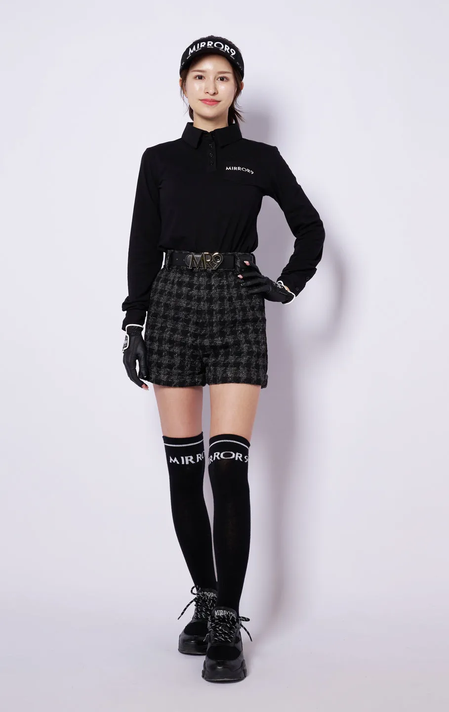 Merry tweed short pants/2color