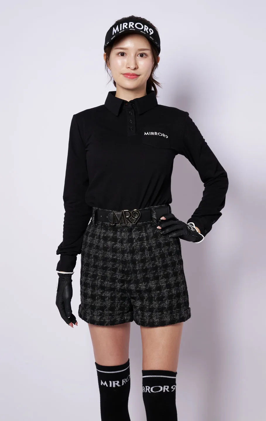 Merry tweed short pants/2color