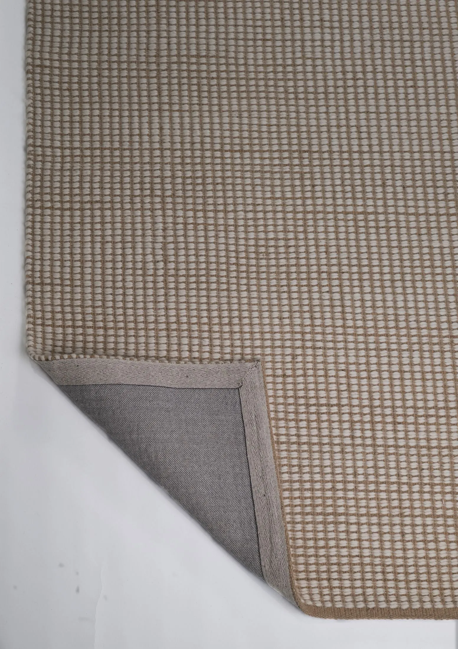 Mia Felted Wool & Jute Rug - Natural