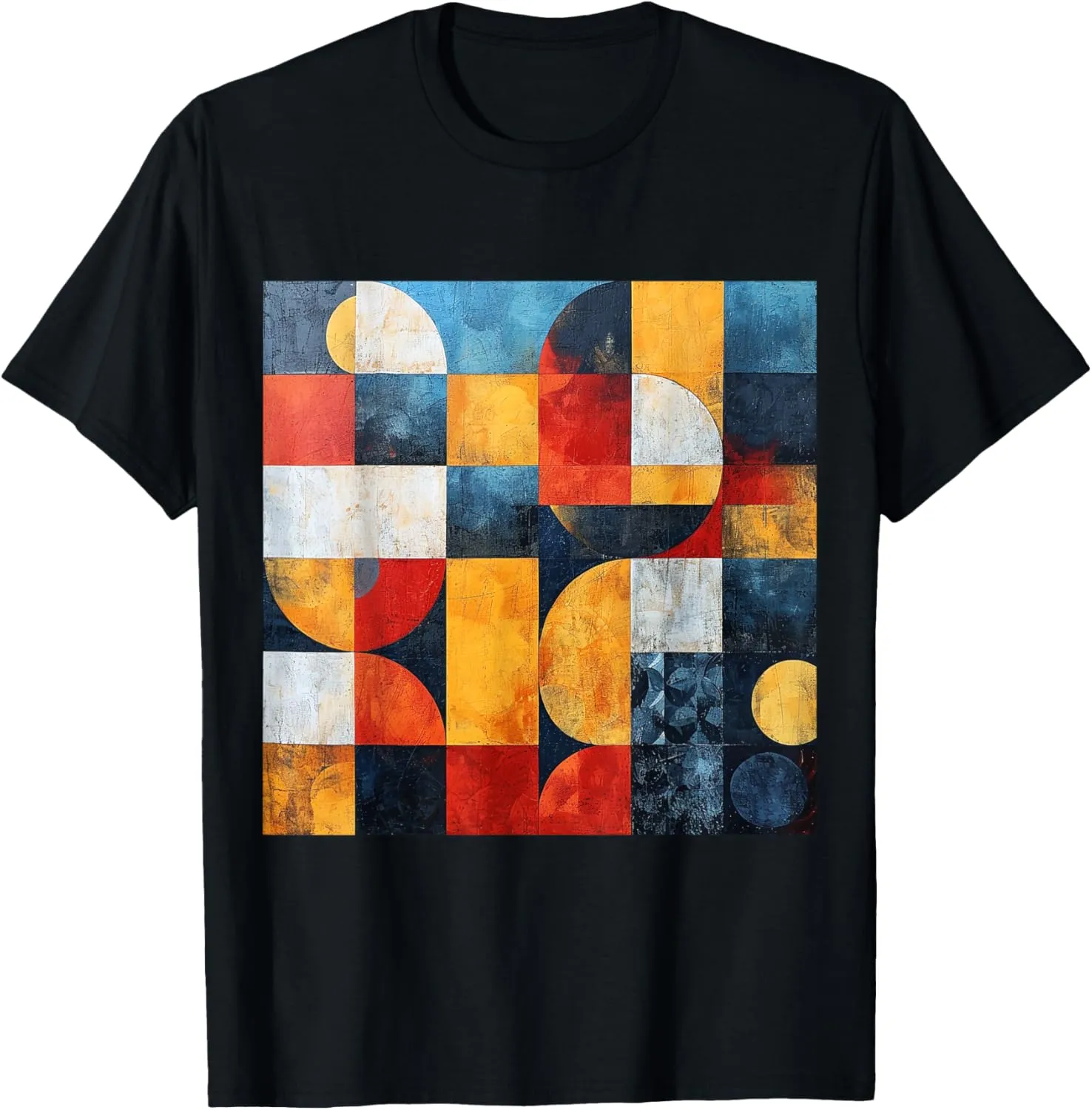 modern abstract pattern art design, Boho Abstract Geometric T-Shirt
