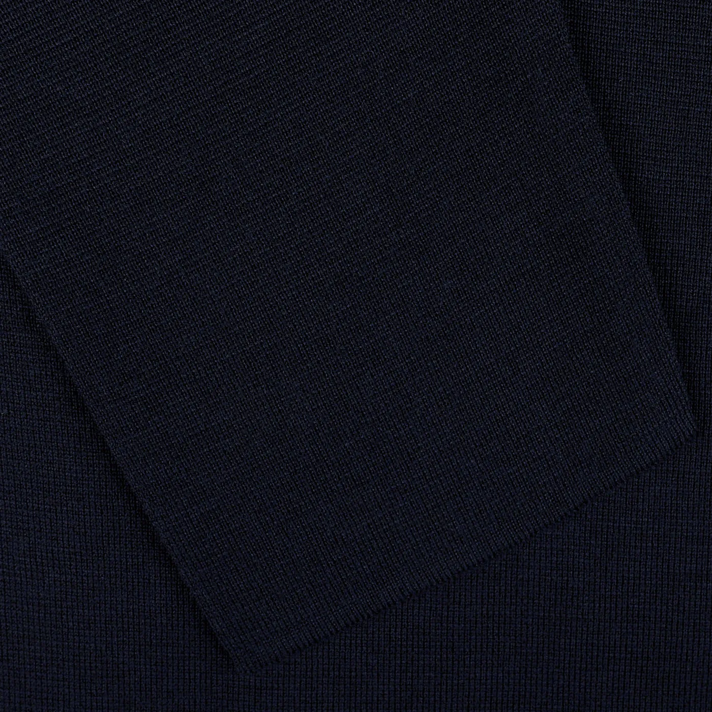 Navy Blue Wool Milano Knitted Overshirt