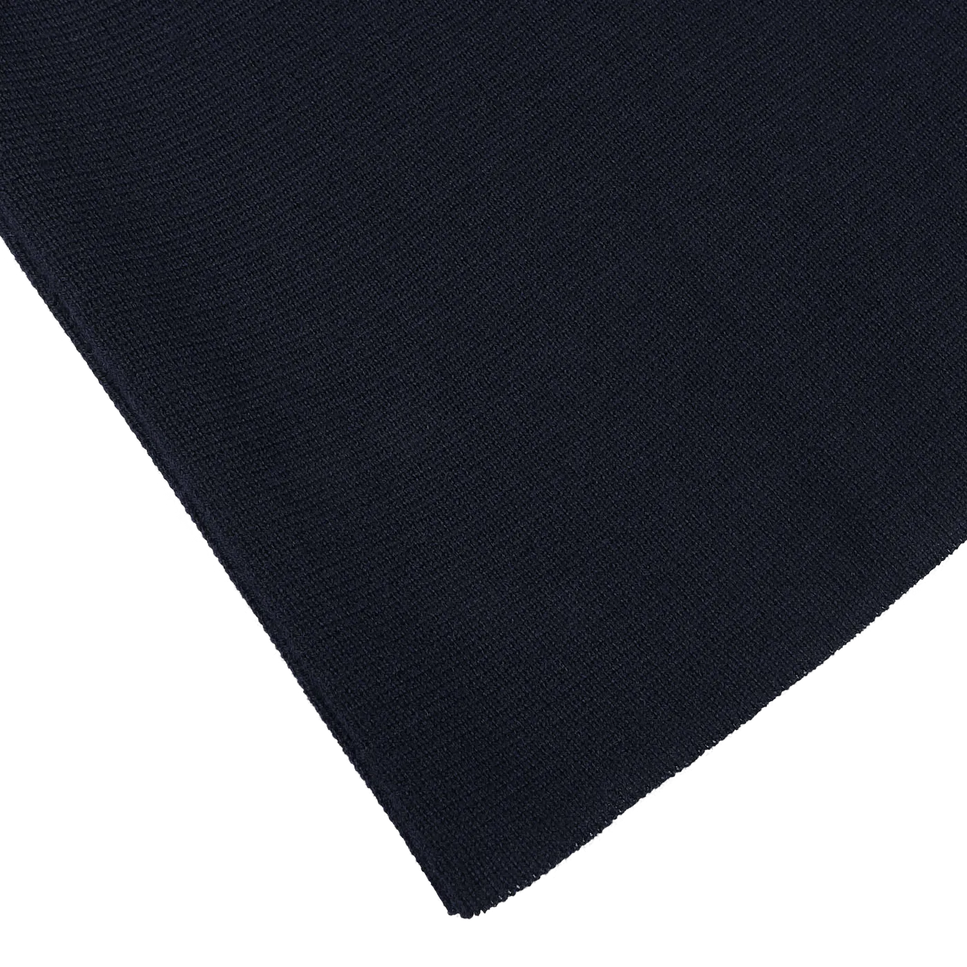Navy Blue Wool Milano Knitted Overshirt