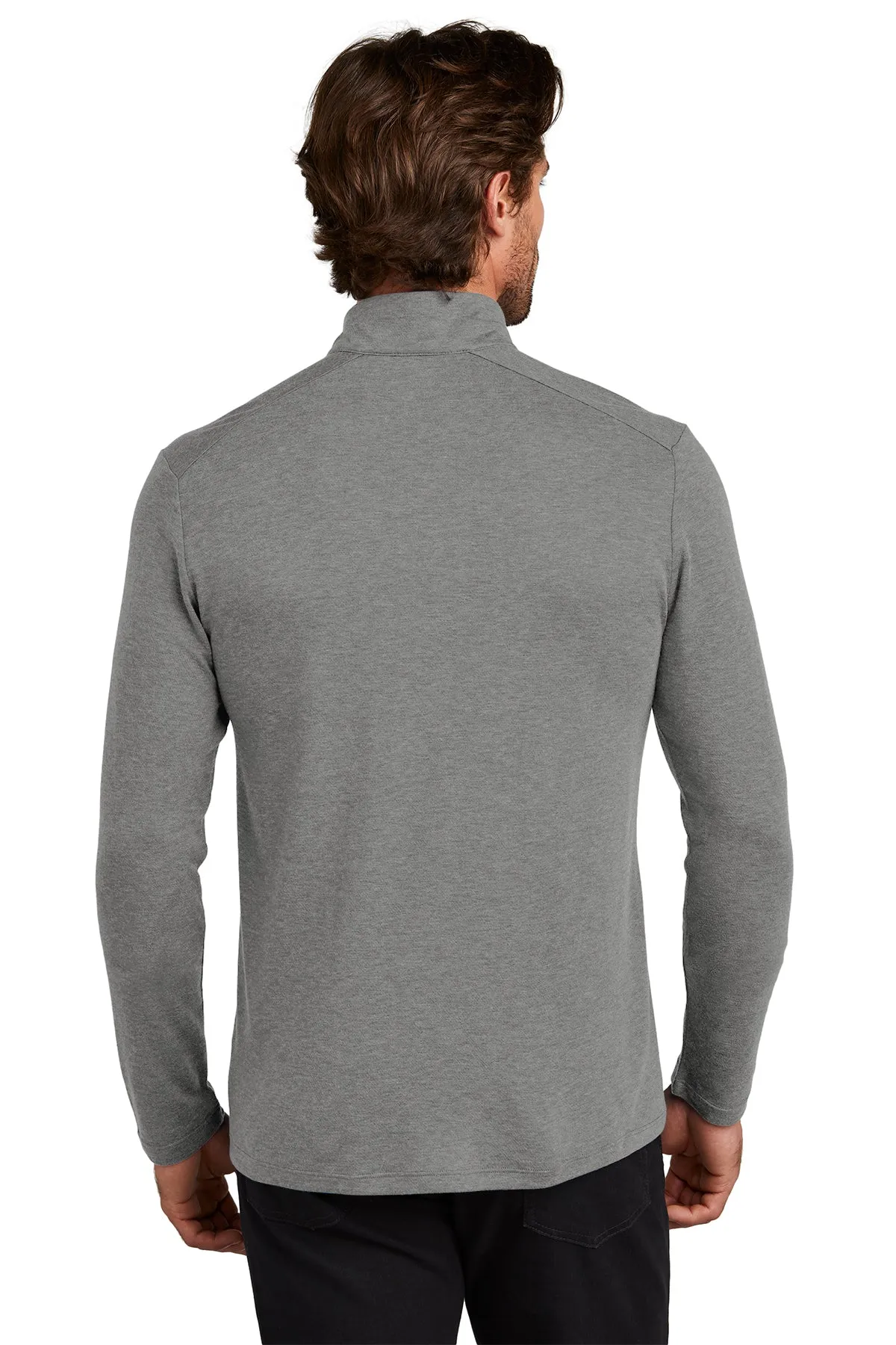 OGIO Command Custom Snap Quarter Zips, Gear Grey