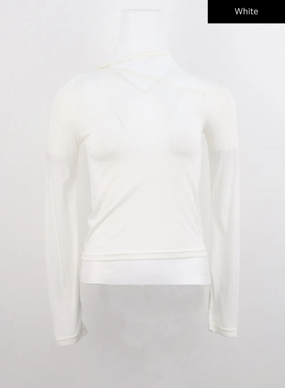 One Shoulder Long Sleeve Top CG317