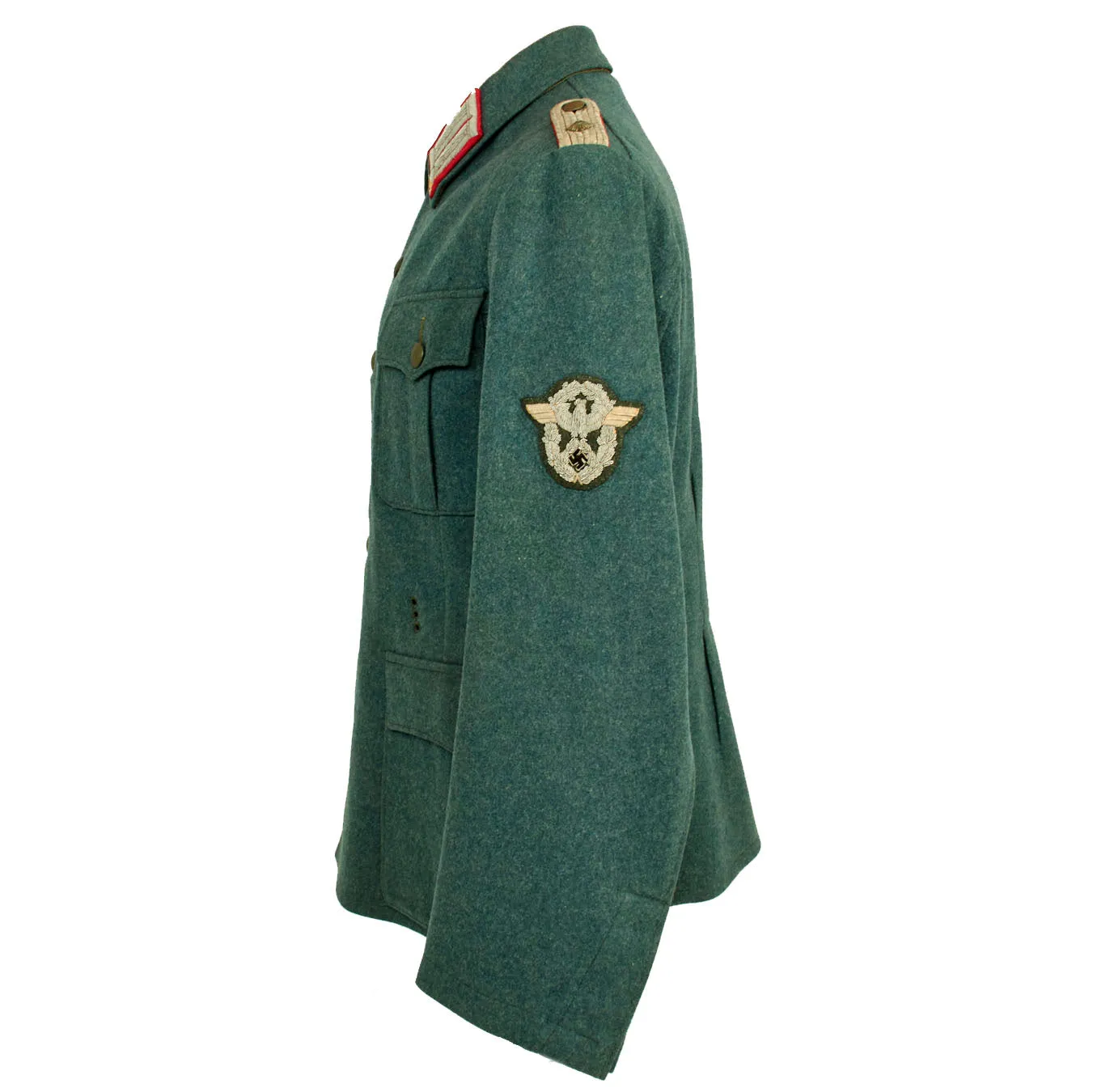 Original German WWII Municipal Police Oberleutnant Uniform Set - Ordnungspolizei