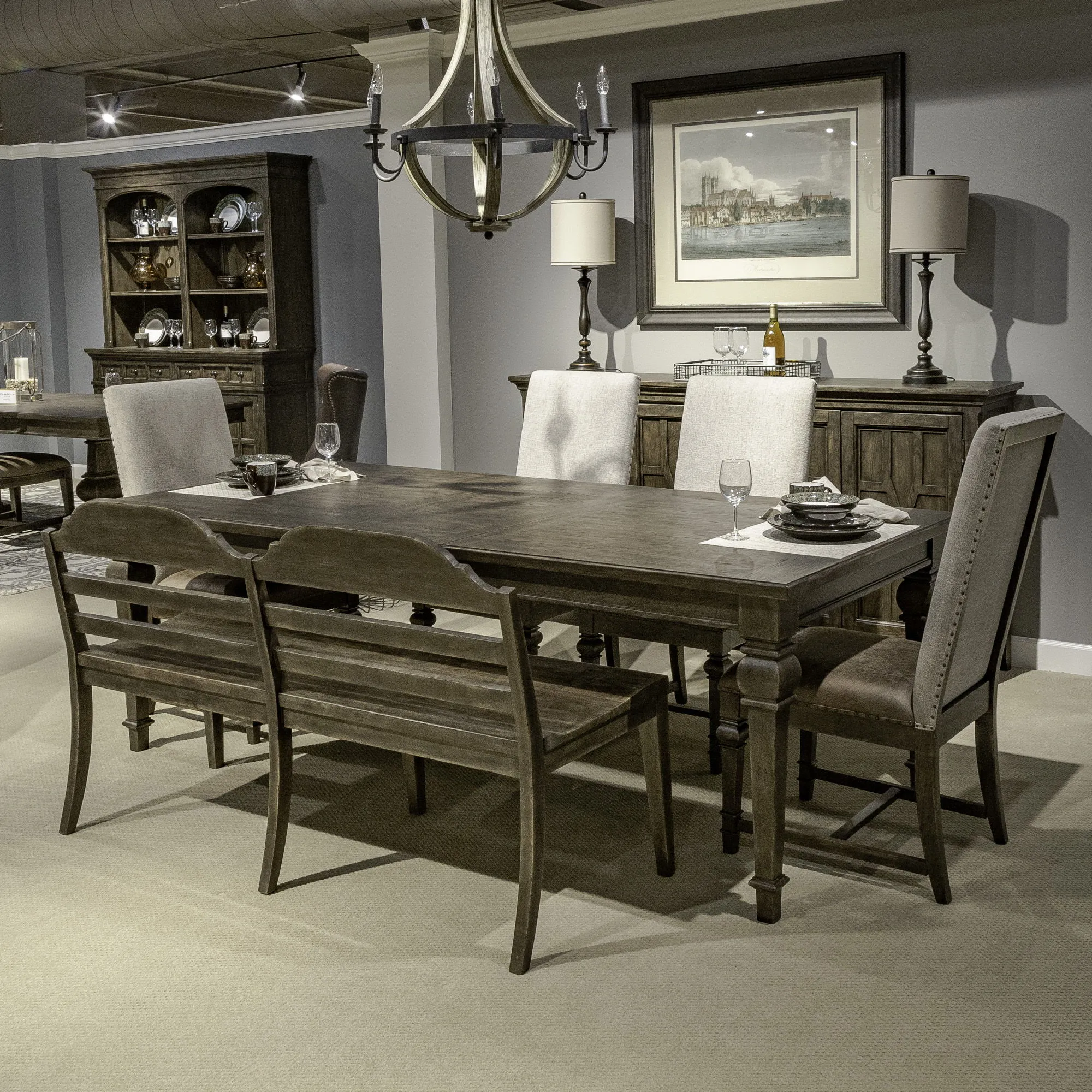 Paradise Valley - Opt Rectangular Table Set