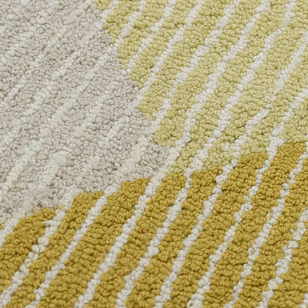 Pinstripe Rug - Citrus 200cm x 290cm