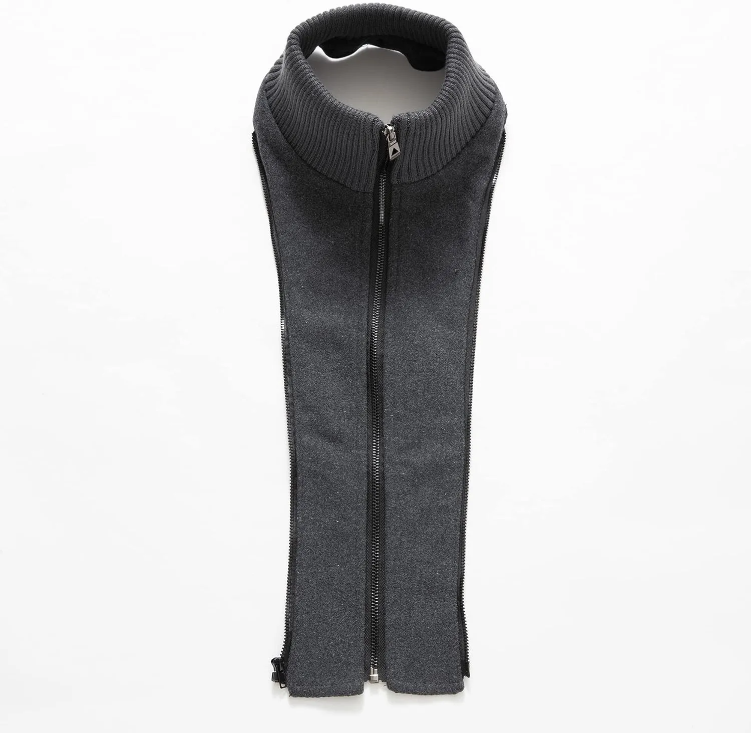 PRIJOUHE Men's Wool Blend Jacket Single Breasted Slim Fit Thick Winter Windproof Pea Coat with Removable Scarf