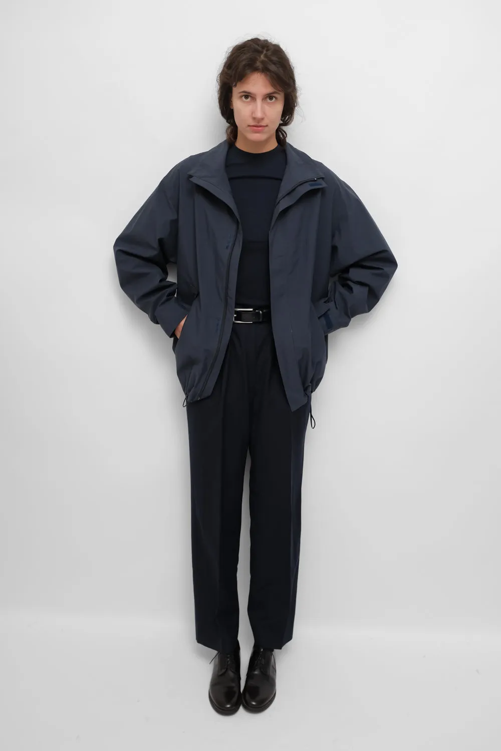 PURE WOOL NIGHTBLUE CHECKED SUIT PANTS
